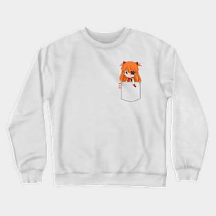 Asuka Pocket Chibi Crewneck Sweatshirt